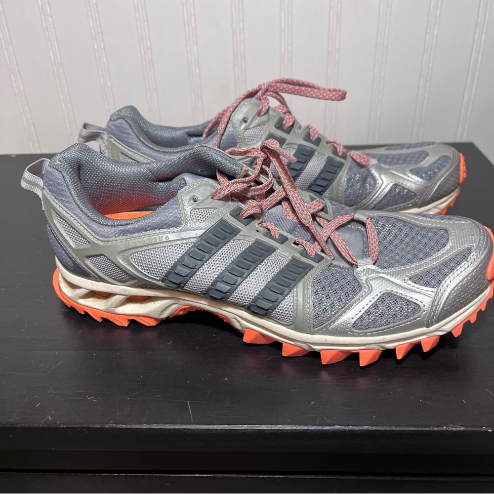 Adidas Kanadia TR 6 Trail Running Shoes Women’s 9.5 Gray Orange Gorpcore D66511 - Picture 9 of 14